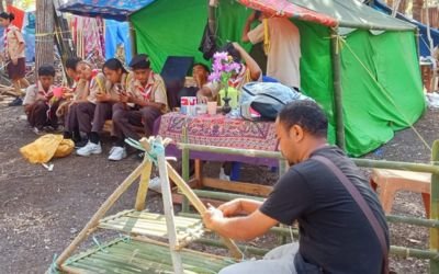 Peserta Didik SMA Negeri 1 Adonara Tengah Ikuti Perkemahan Pramuka di Kwarcab Flores Timur